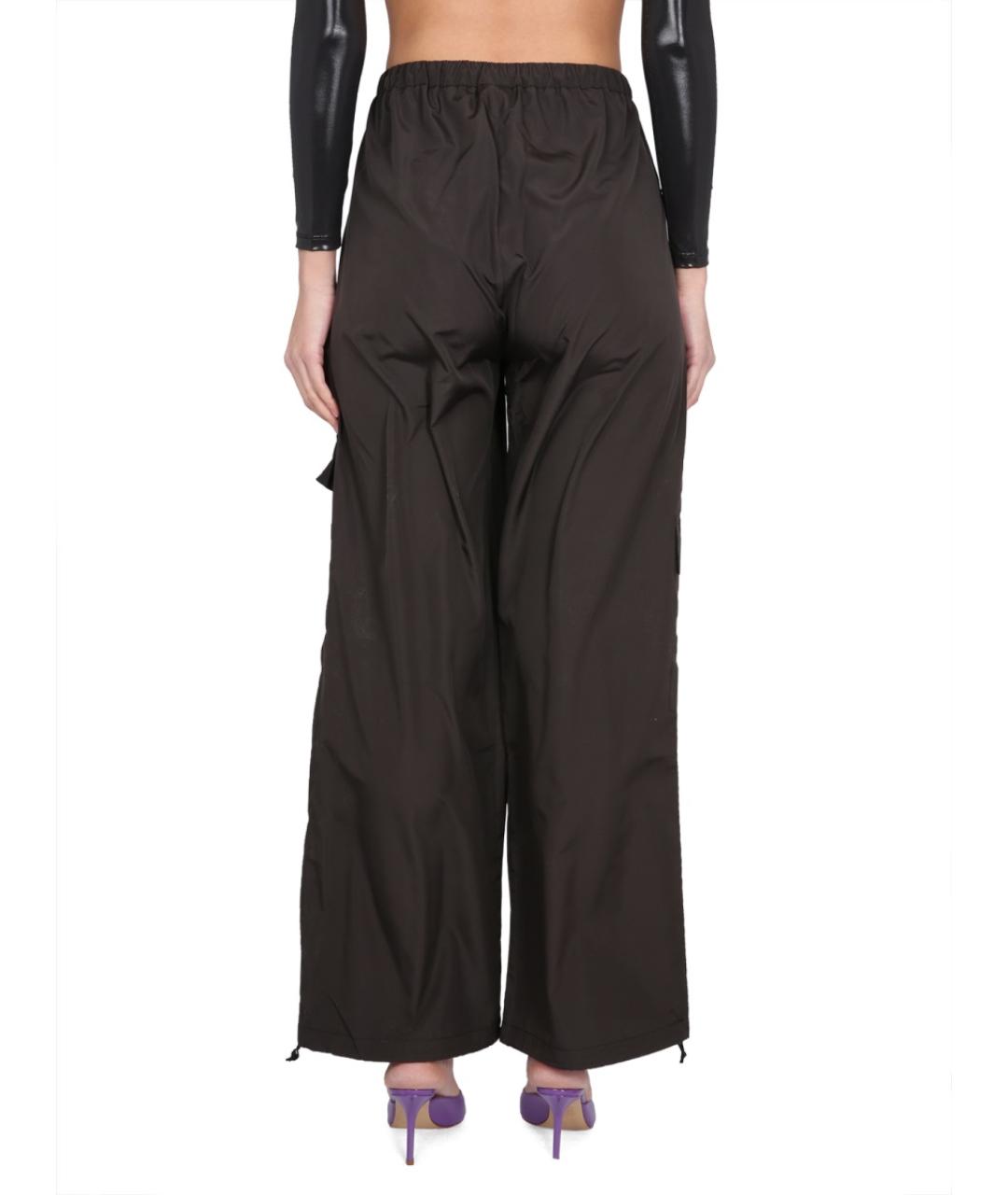 NOT AFTER TEN Черные прямые брюки, фото 4