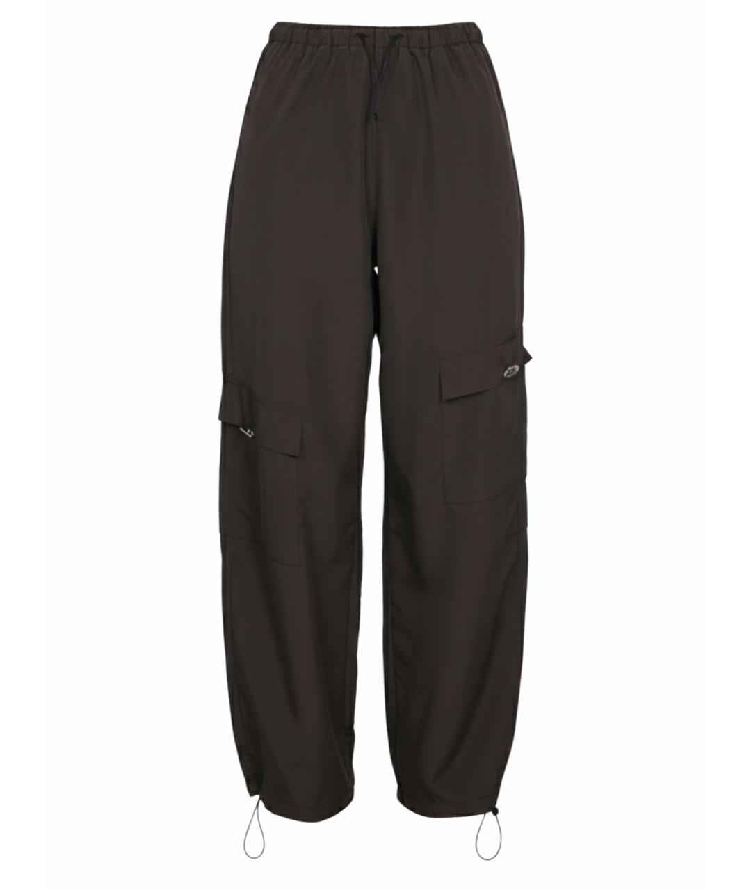 NOT AFTER TEN Черные прямые брюки, фото 1