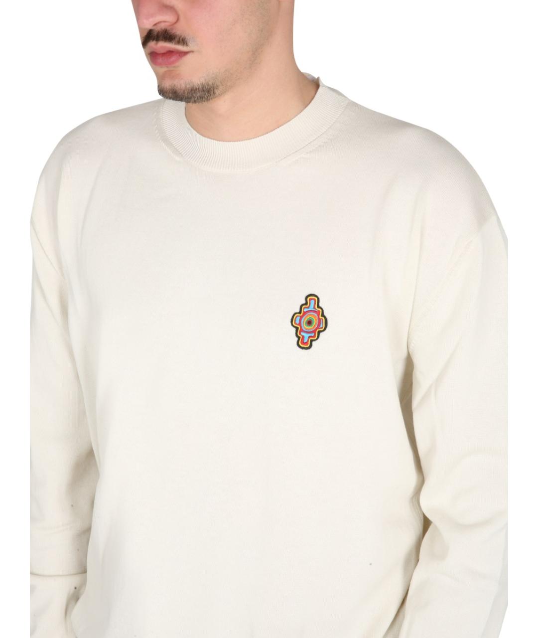 MARCELO BURLON Розовый хлопковый джемпер / свитер, фото 4