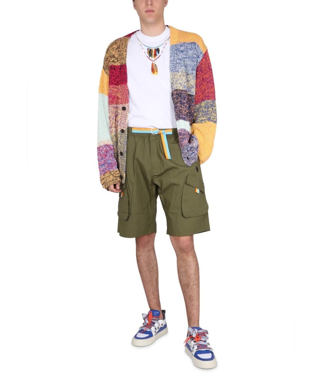 MARCELO BURLON Мульти хлопковые шорты, фото 2