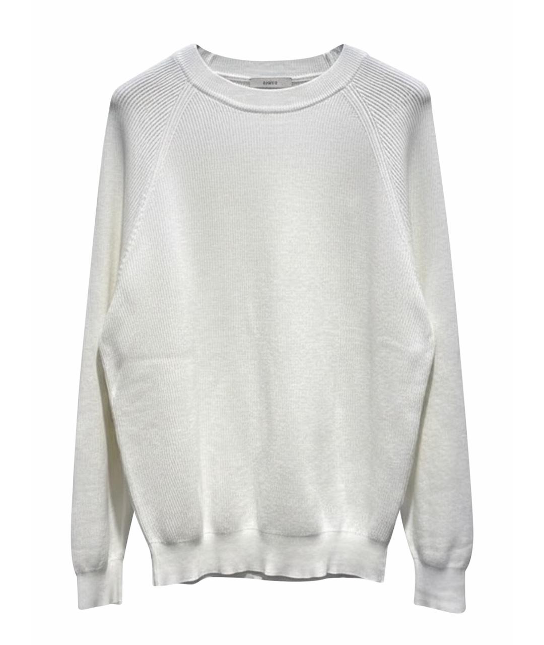 BRUNELLO CUCINELLI Белый шерстяной джемпер / свитер, фото 1