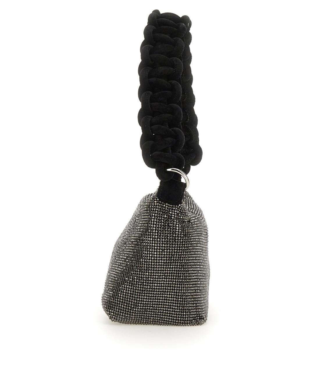 KARA Серебряная тканевая сумка через плечо, фото 3