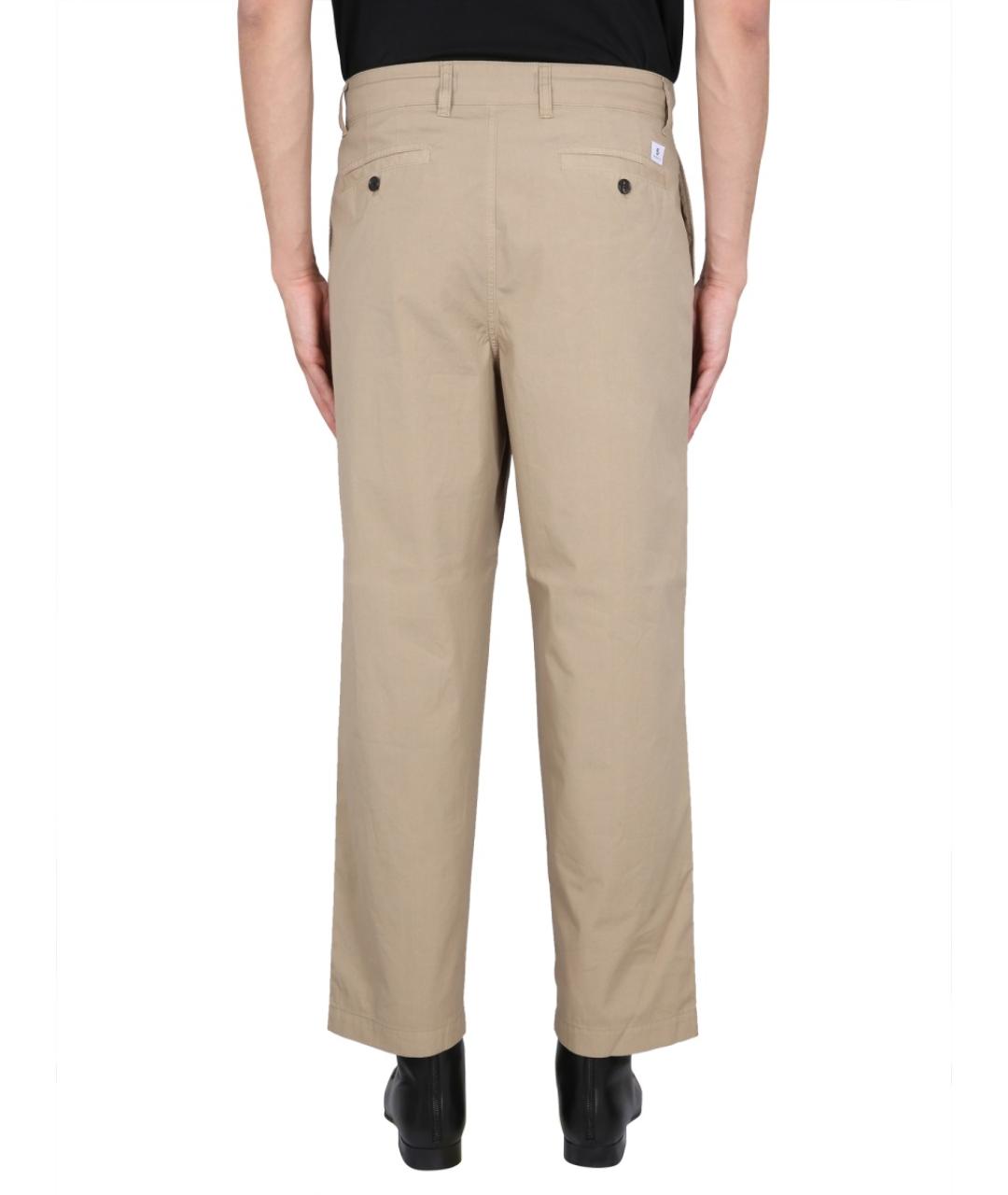 DEPARTMENT 5 Бежевые повседневные брюки, фото 4