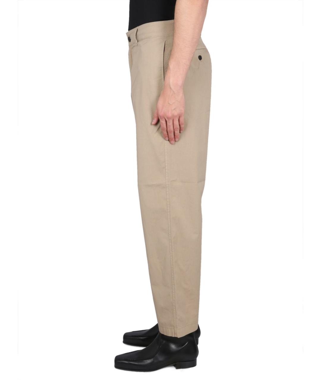 DEPARTMENT 5 Бежевые повседневные брюки, фото 3