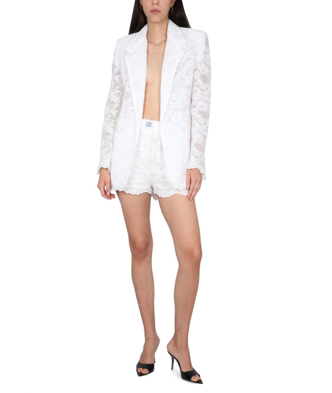 MSGM Белые полиамидовые шорты, фото 2