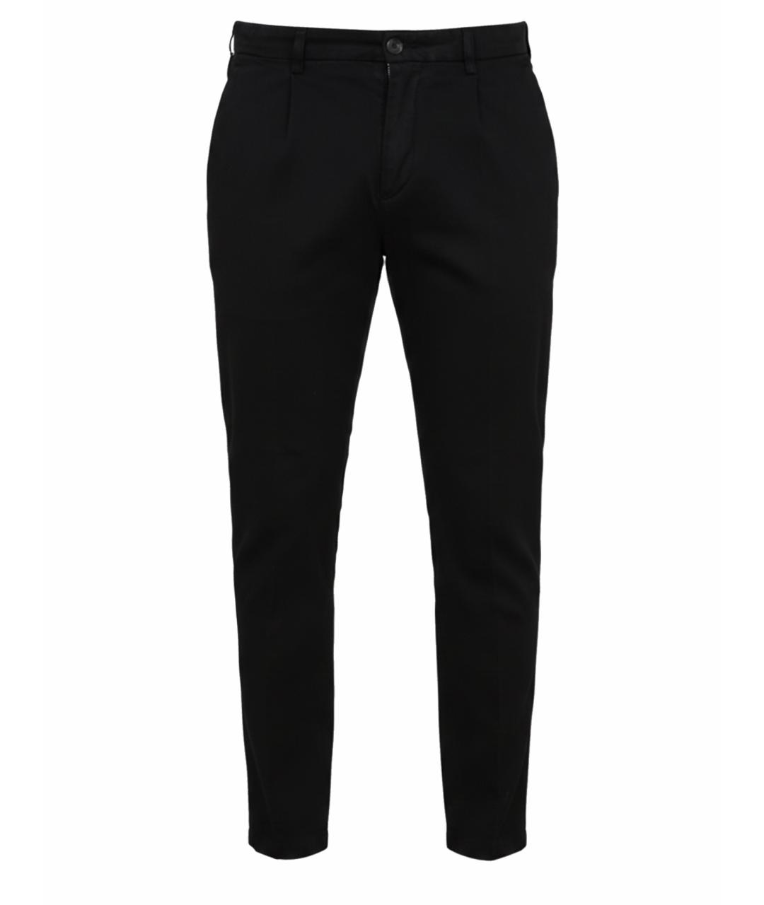 DEPARTMENT 5 Черные повседневные брюки, фото 1