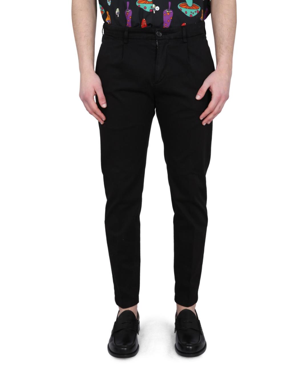 DEPARTMENT 5 Черные повседневные брюки, фото 5