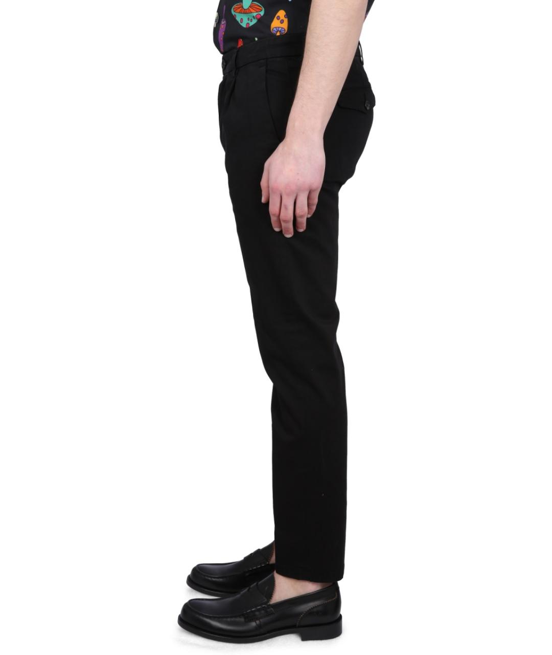 DEPARTMENT 5 Черные повседневные брюки, фото 3