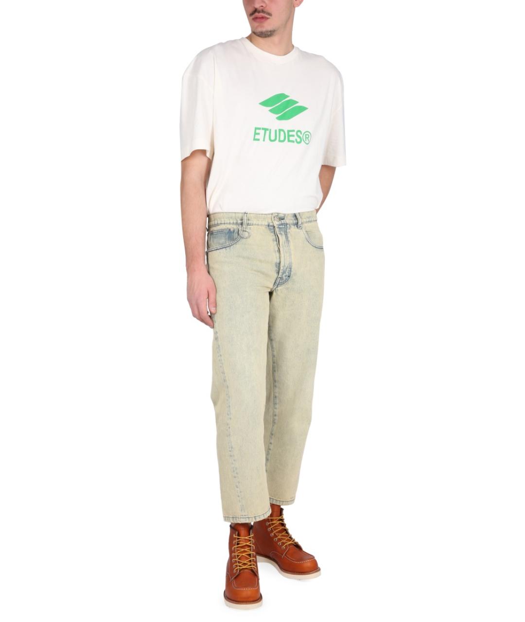 ETUDES Хлопковые прямые джинсы, фото 2