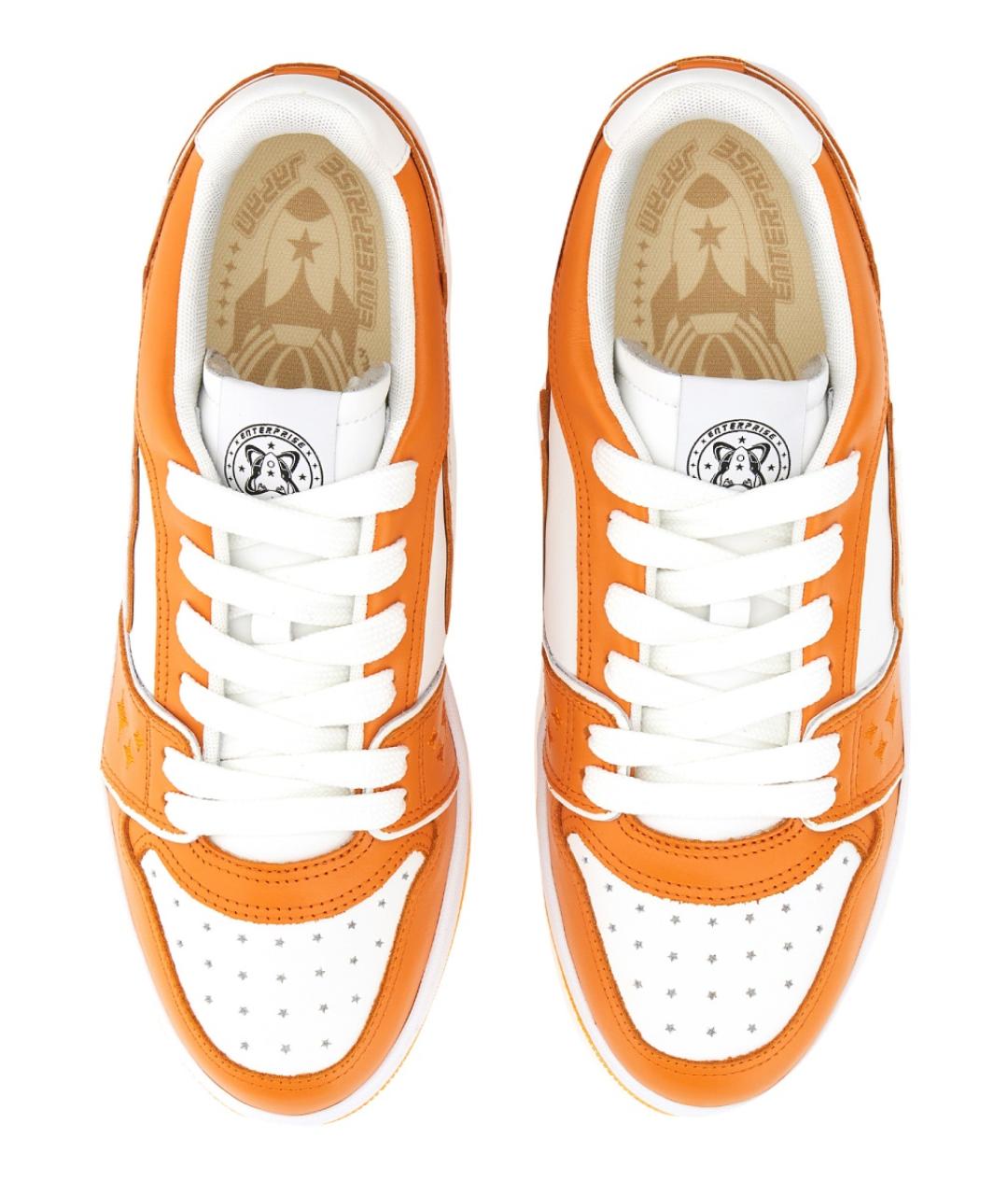 ENTERPRISE JAPAN Мульти кожаные низкие кроссовки / кеды, фото 2