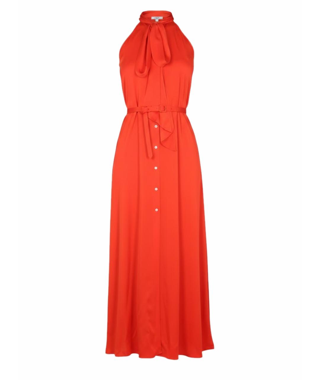 ASPESI Оранжевое вискозное повседневное платье, фото 1