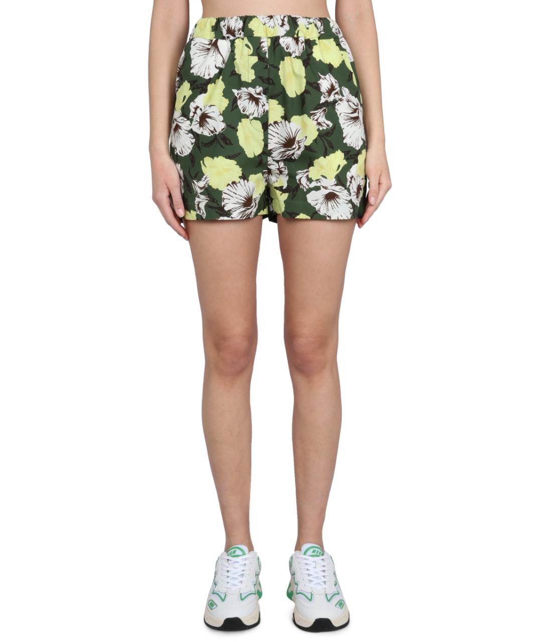 MSGM Мульти хлопковые шорты, фото 5