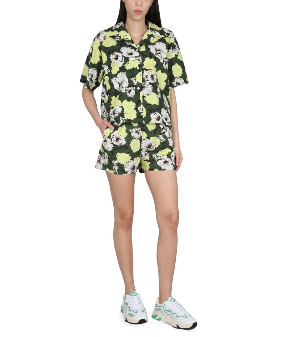 MSGM Мульти хлопковые шорты, фото 2