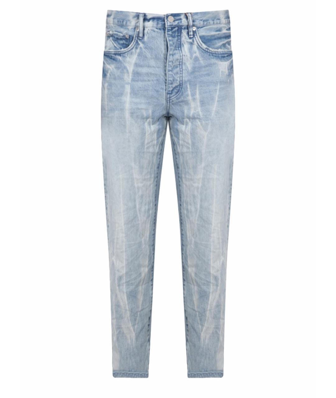 PURPLE Голубые прямые джинсы, фото 1