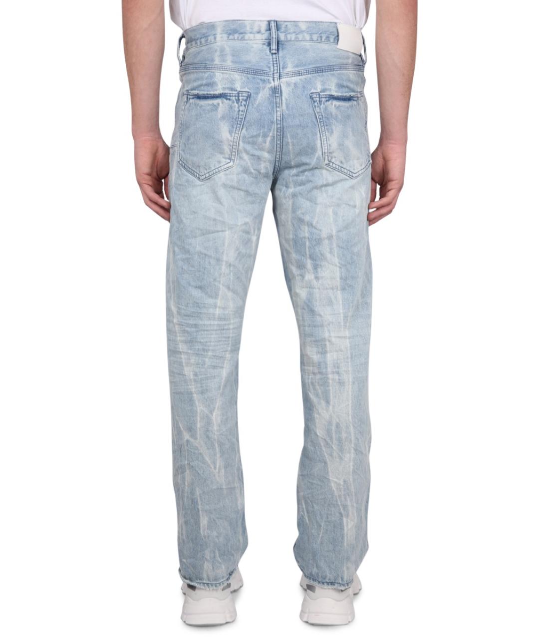 PURPLE Голубые прямые джинсы, фото 4