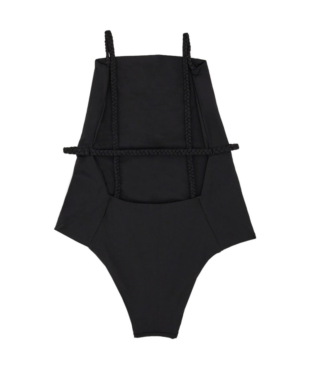 MANEBI Черный полиамидовый купальник, фото 4