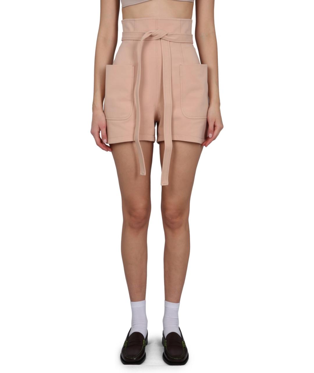 PHILOSOPHY DI LORENZO SERAFINI Розовые хлопковые шорты, фото 5