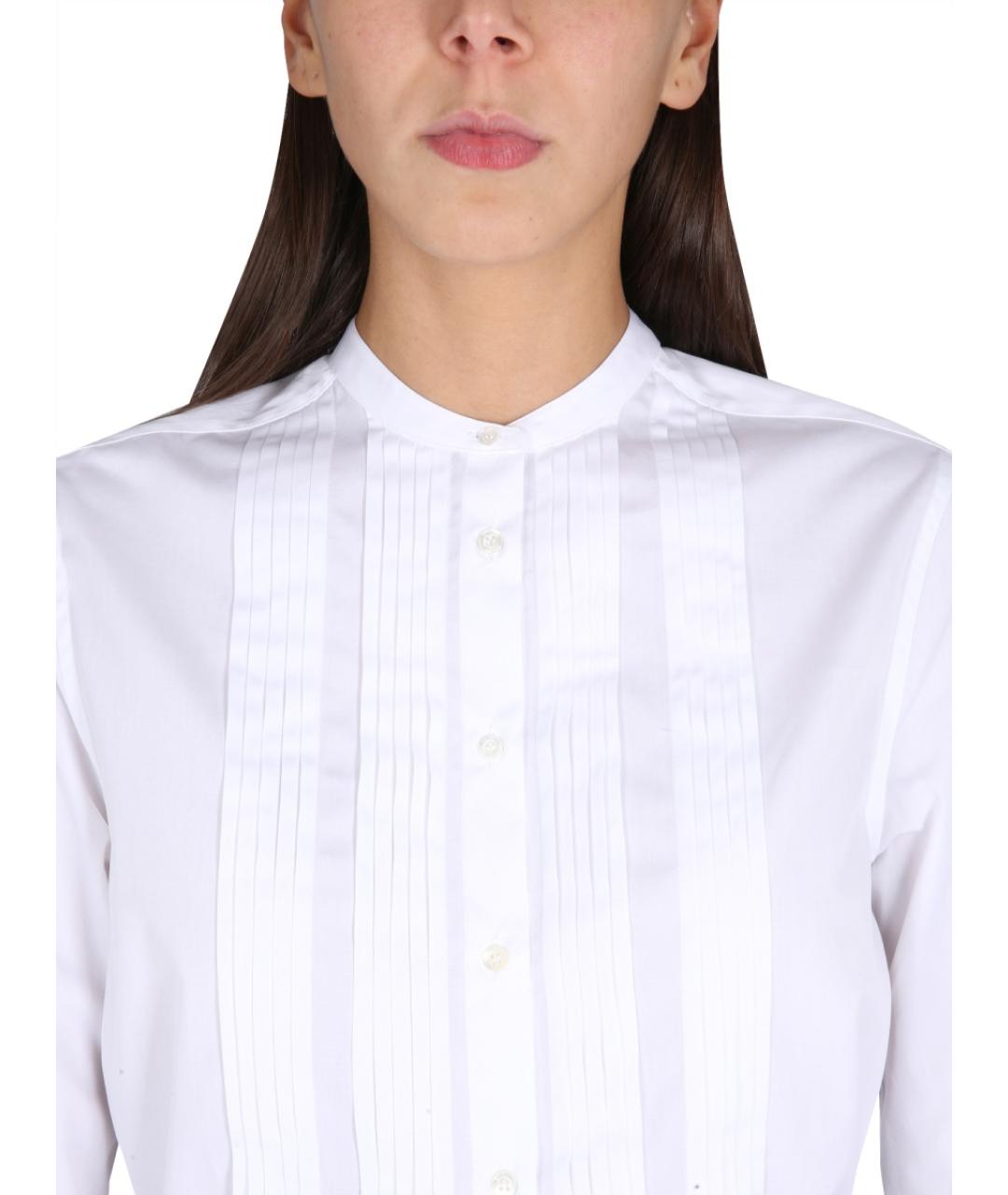 ASPESI Белая хлопковая рубашка, фото 4