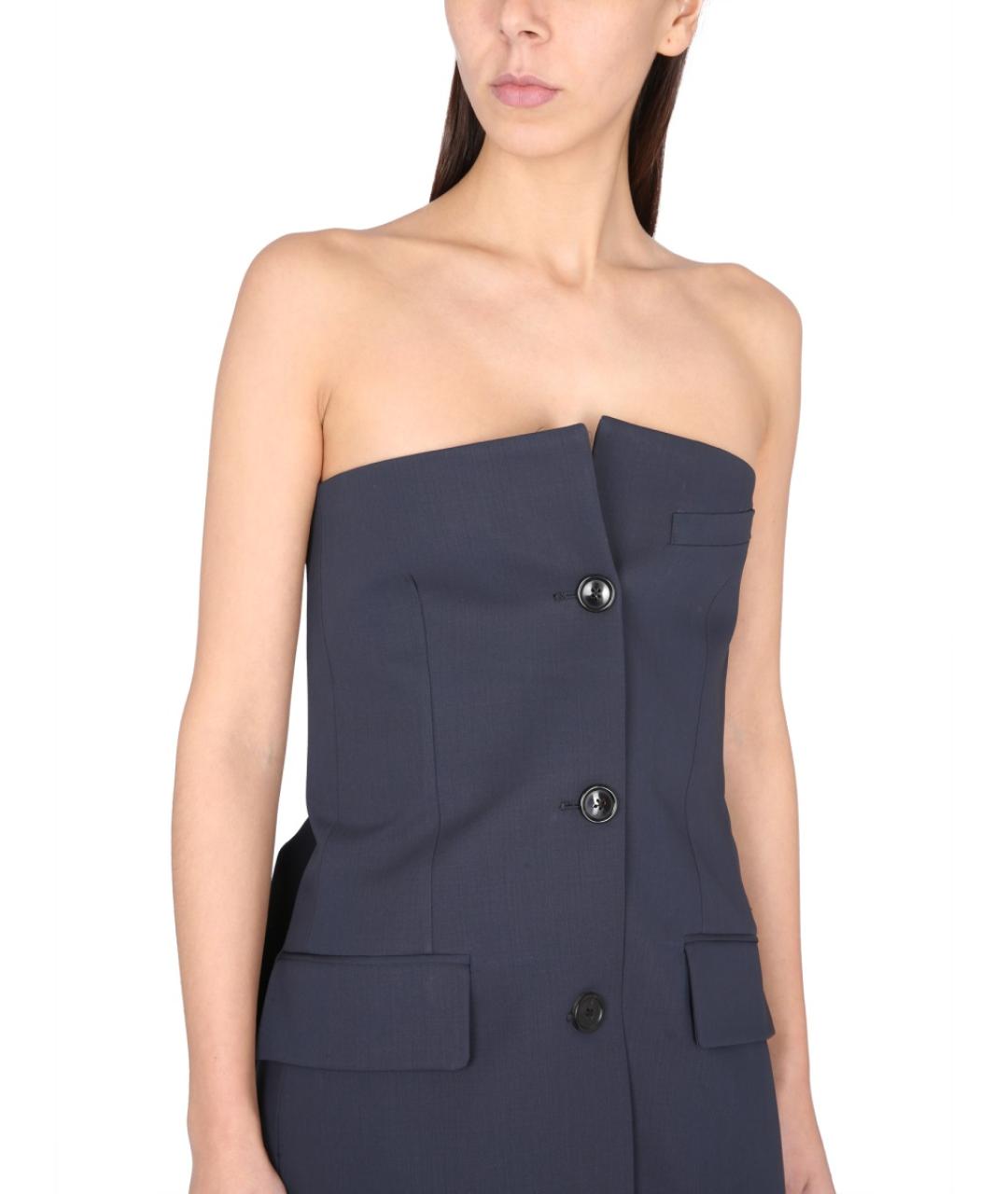 OUR LEGACY Синяя шерстяная блузы, фото 4