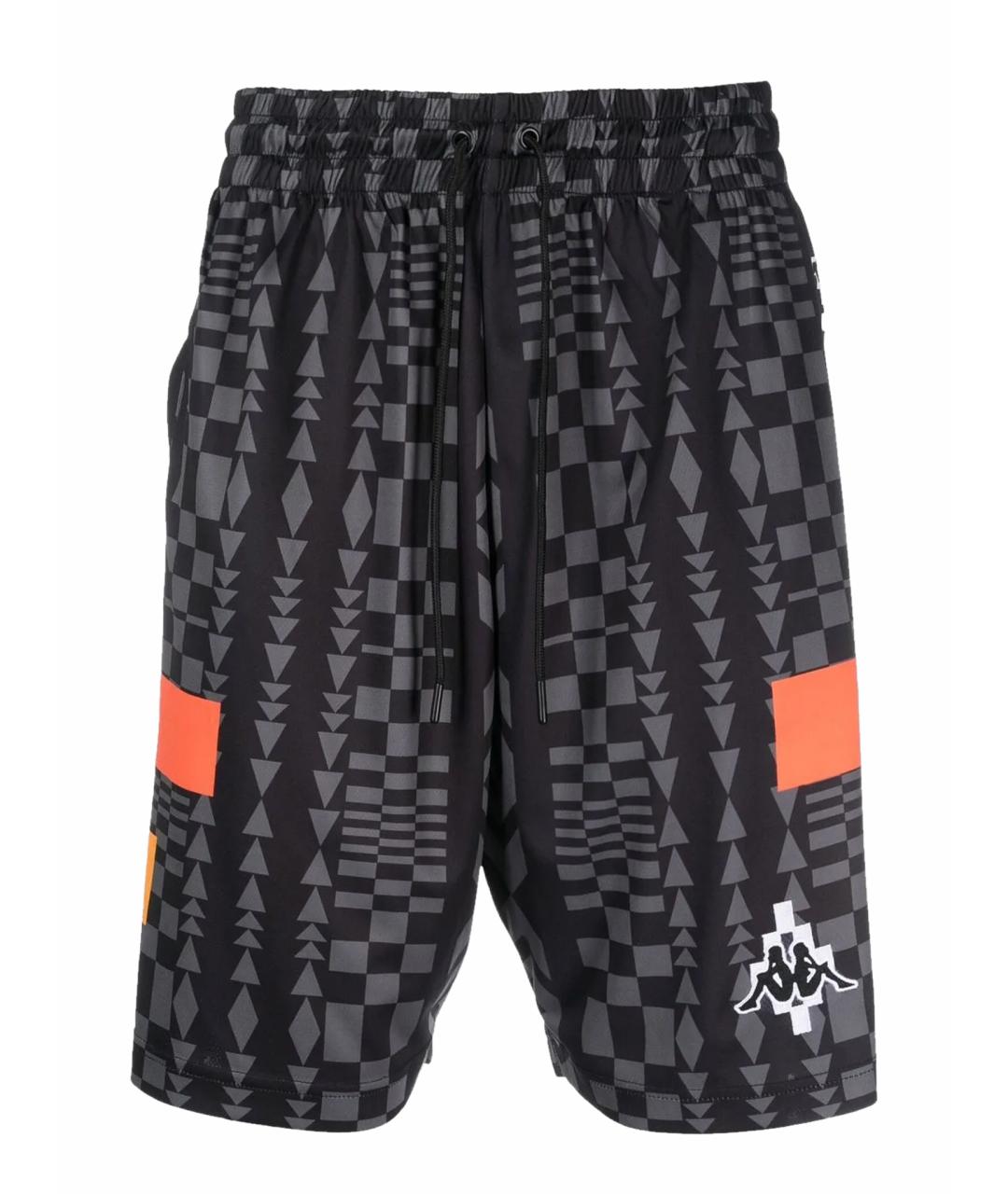 MARCELO BURLON Черные полиэстеровые шорты, фото 1