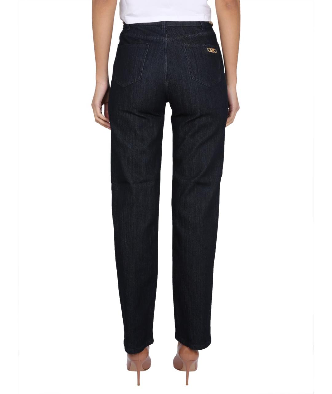 MICHAEL KORS Темно-синие хлопковые прямые джинсы, фото 4