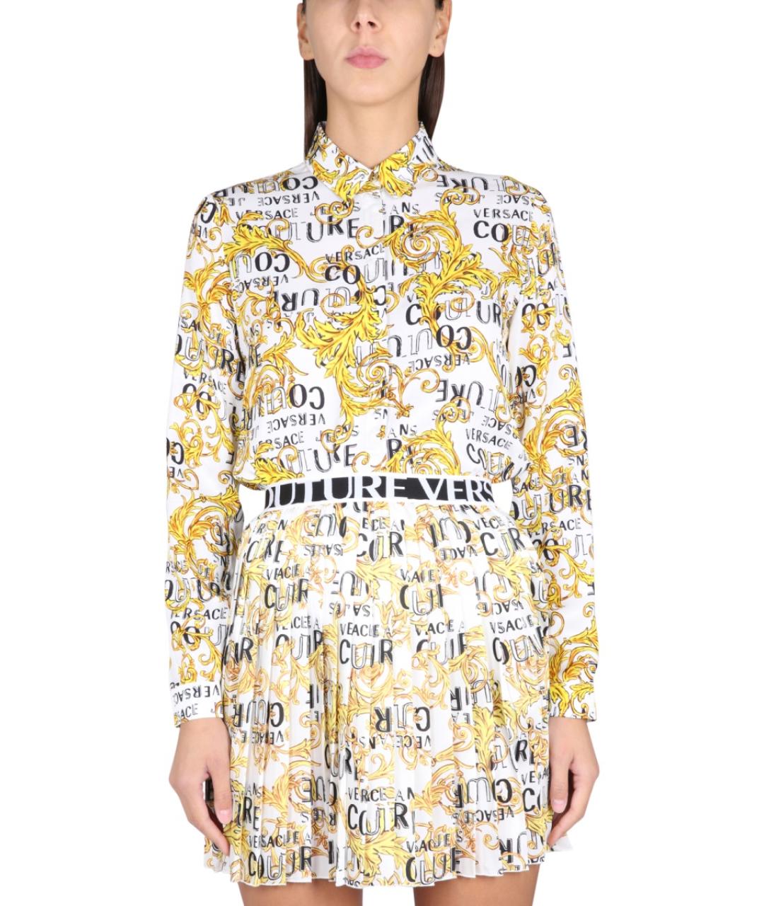 VERSACE JEANS COUTURE Мульти вискозная рубашка, фото 2
