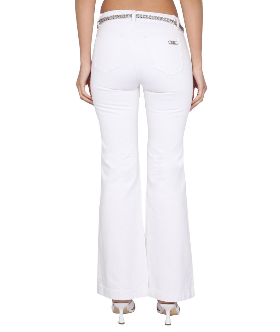 MICHAEL KORS Белые хлопковые прямые джинсы, фото 4