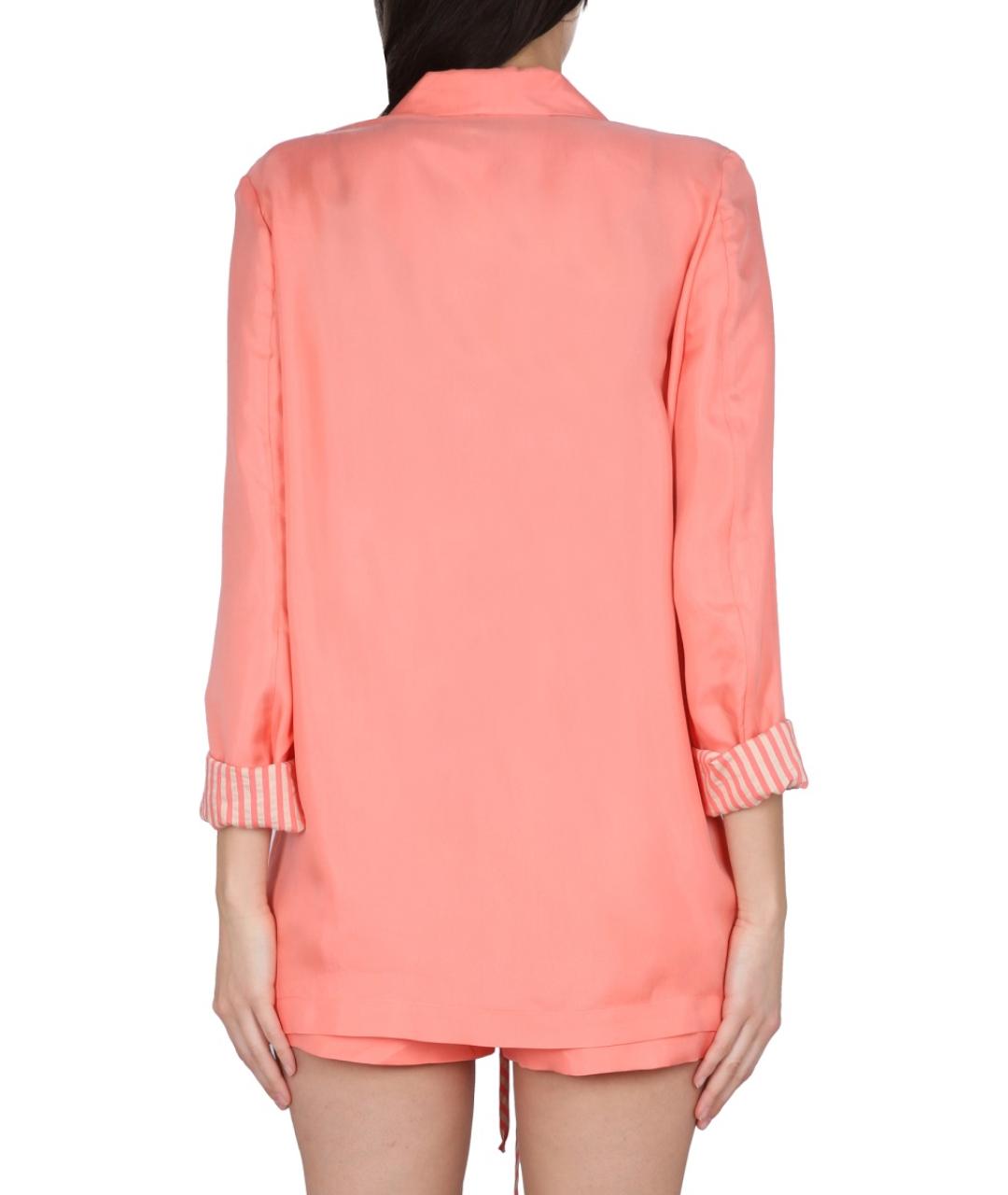 ALYSI Розовый шелковый жакет/пиджак, фото 4