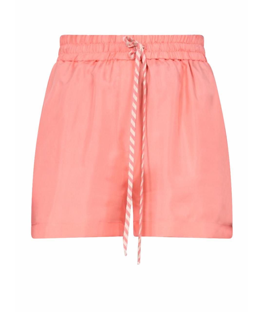 ALYSI Розовые шелковые шорты, фото 1