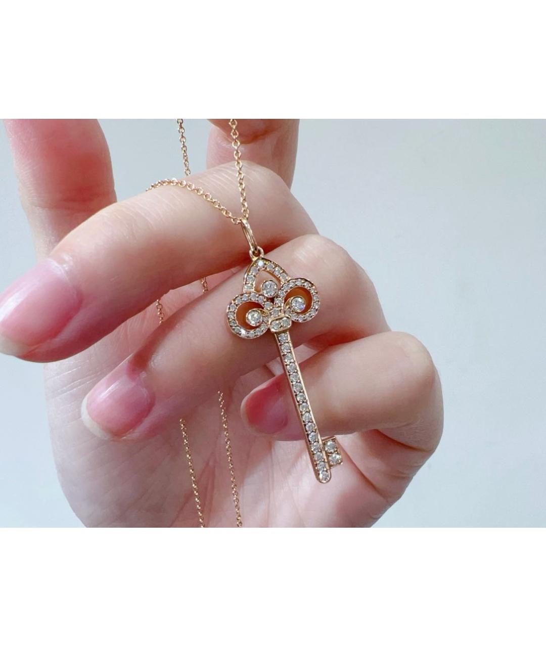 TIFFANY&CO Розовое колье из розового золота, фото 5