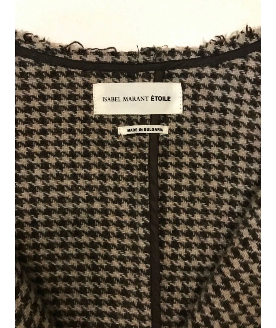 ISABEL MARANT ETOILE Коричневый шерстяной жакет/пиджак, фото 3