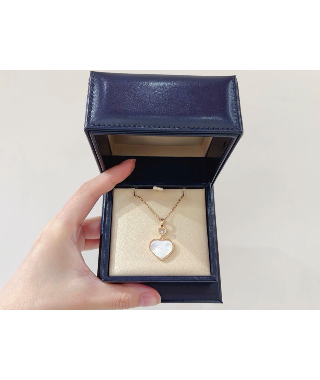 CHOPARD Белое колье из розового золота, фото 2