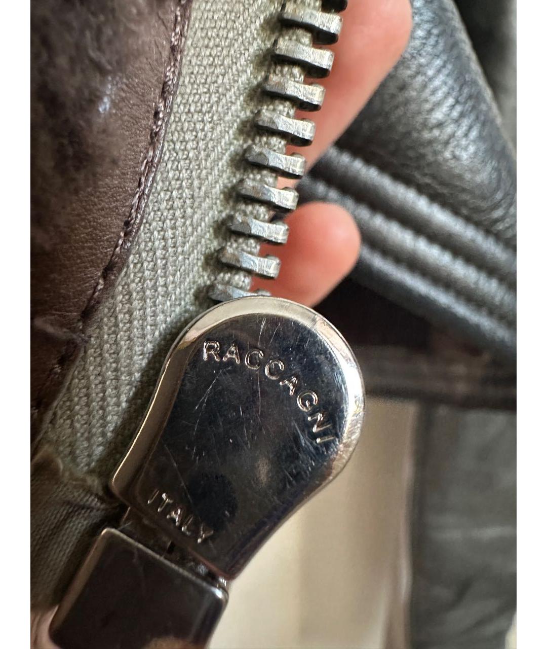 RICK OWENS Серебряная кожаная дубленка, фото 4