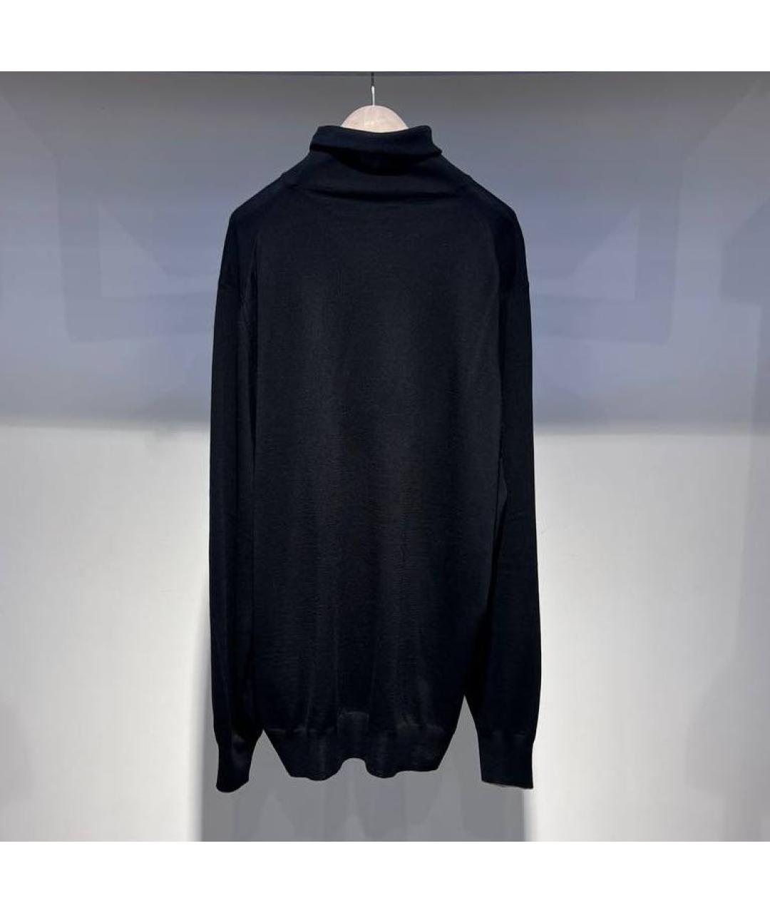 BRUNELLO CUCINELLI Черная шерстяная водолазка, фото 2