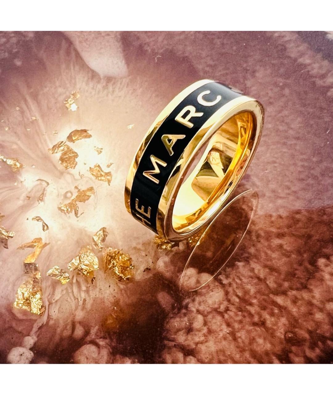 MARC JACOBS Черное металлическое кольцо, фото 3