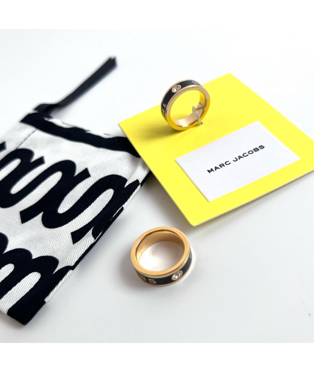 MARC JACOBS Черное металлическое кольцо, фото 7