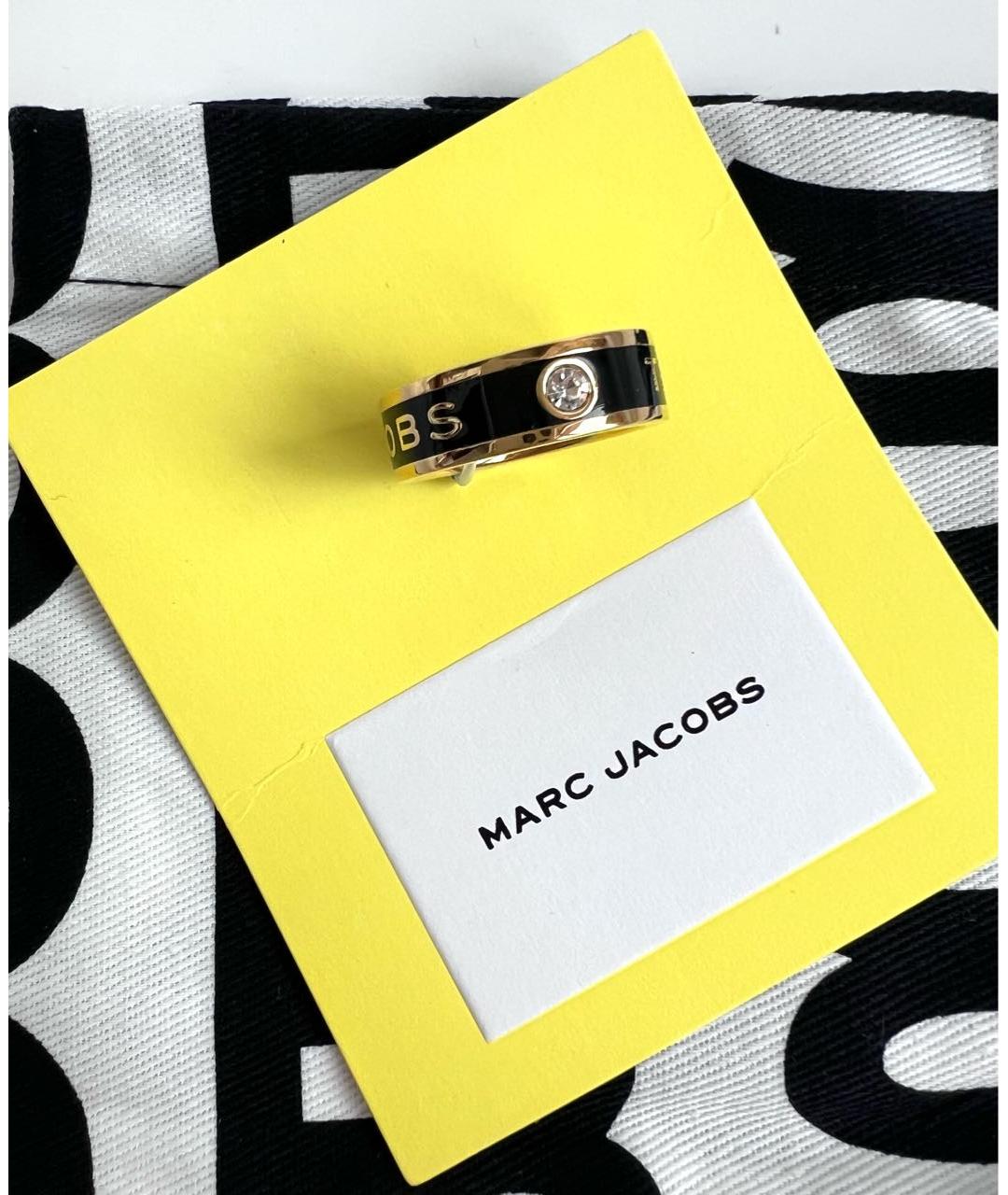 MARC JACOBS Черное металлическое кольцо, фото 6