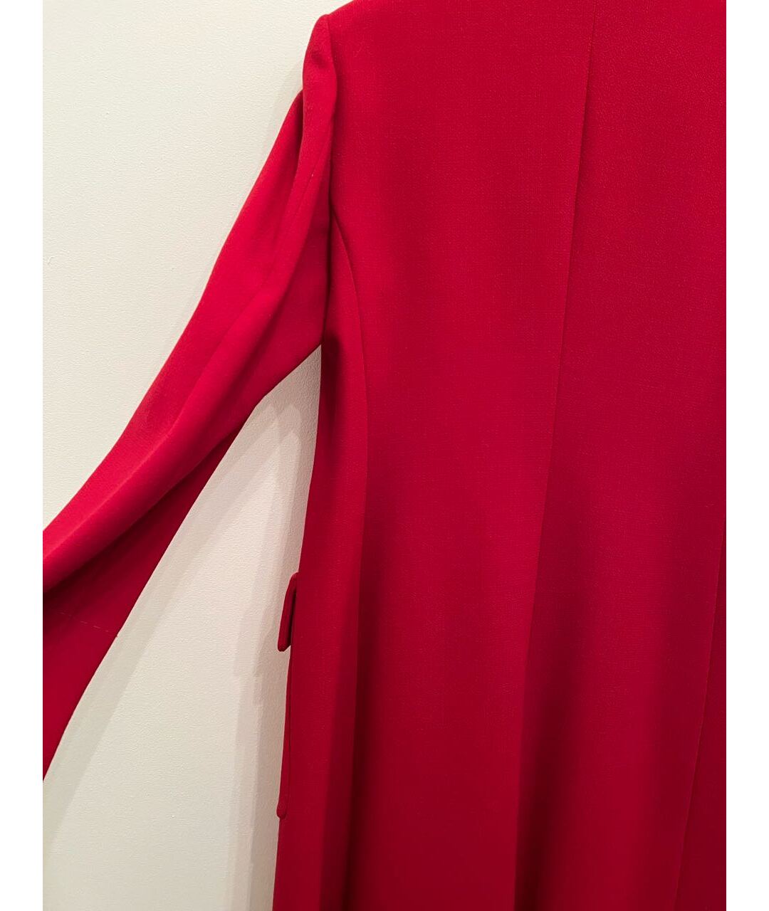 MOSCHINO Красное шерстяное пальто, фото 5