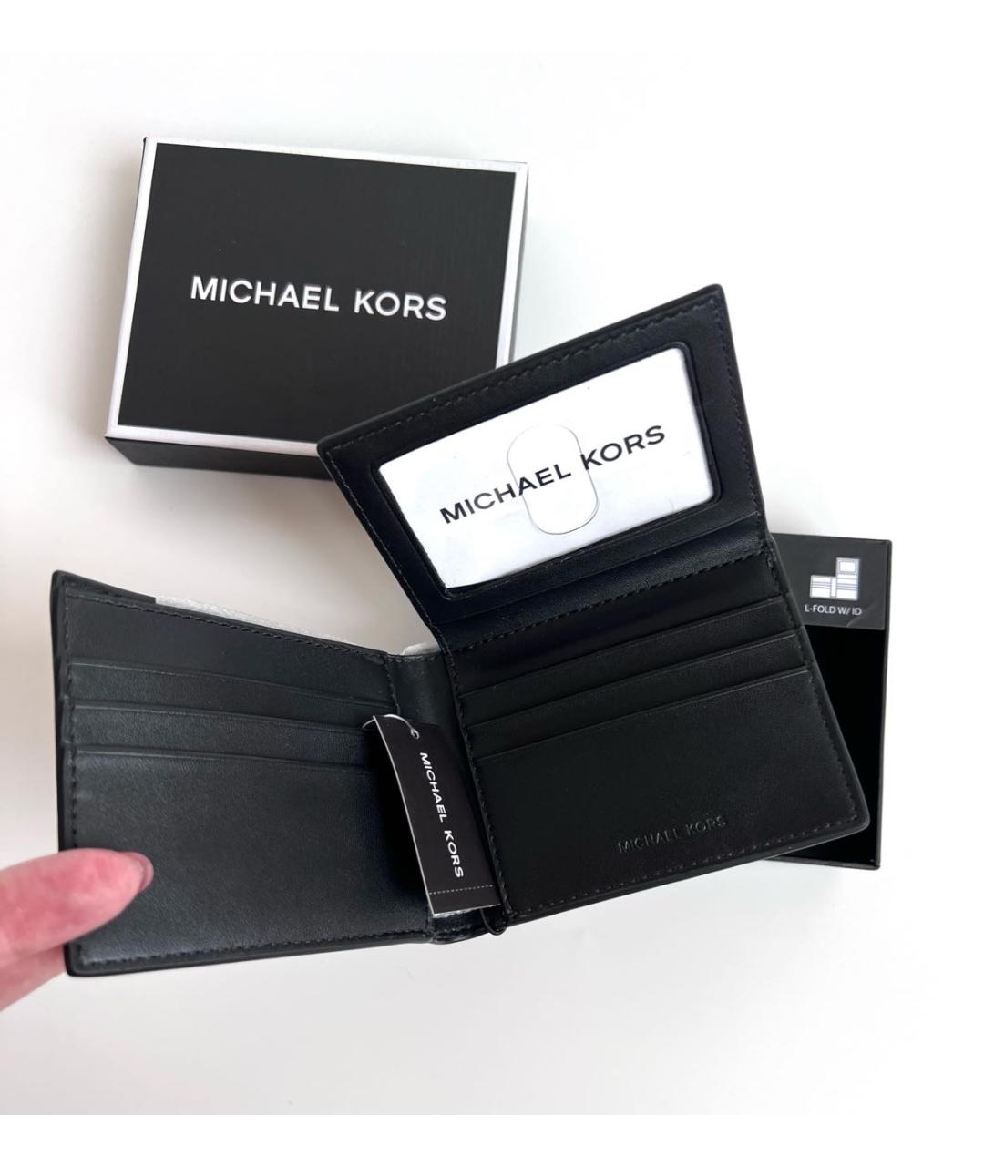 MICHAEL KORS Черный кошелек, фото 4