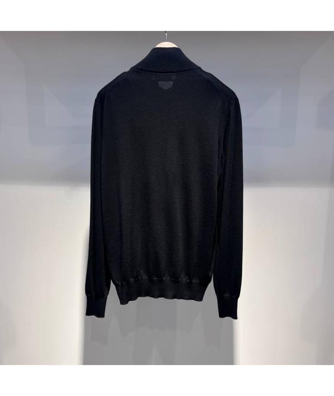 BRUNELLO CUCINELLI Черный шерстяной джемпер / свитер, фото 2