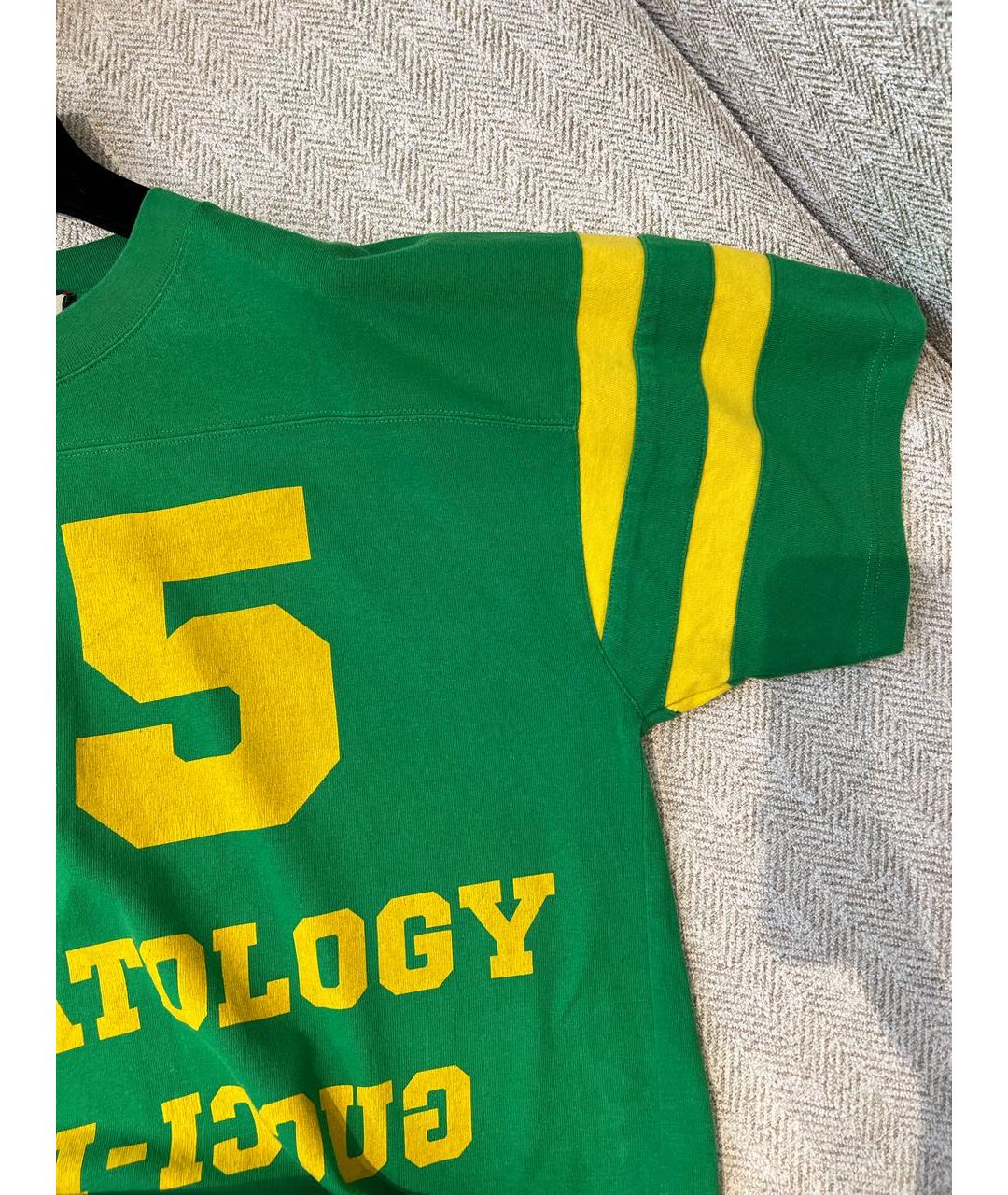 GUCCI Зеленая футболка, фото 7