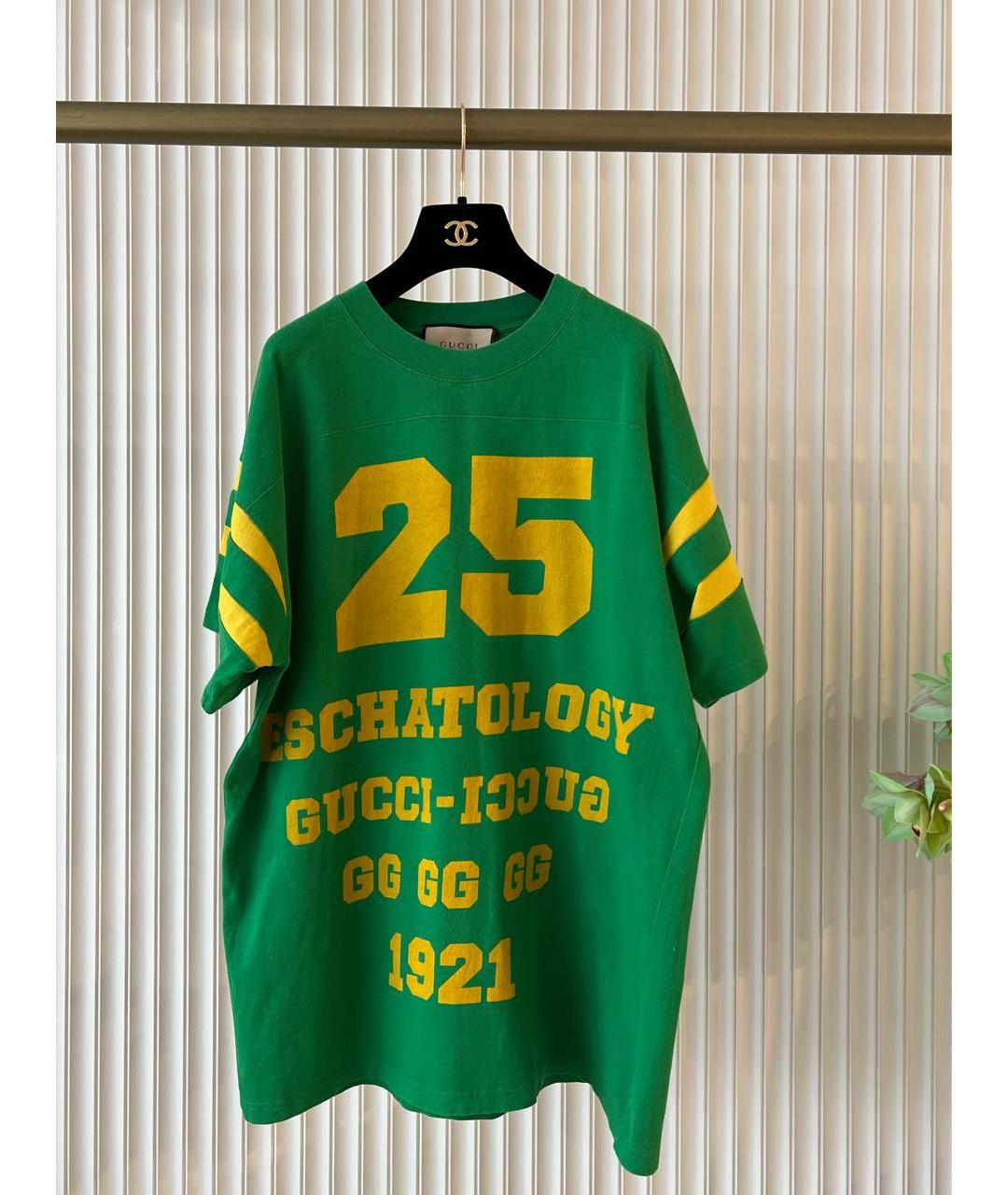 GUCCI Зеленая футболка, фото 8