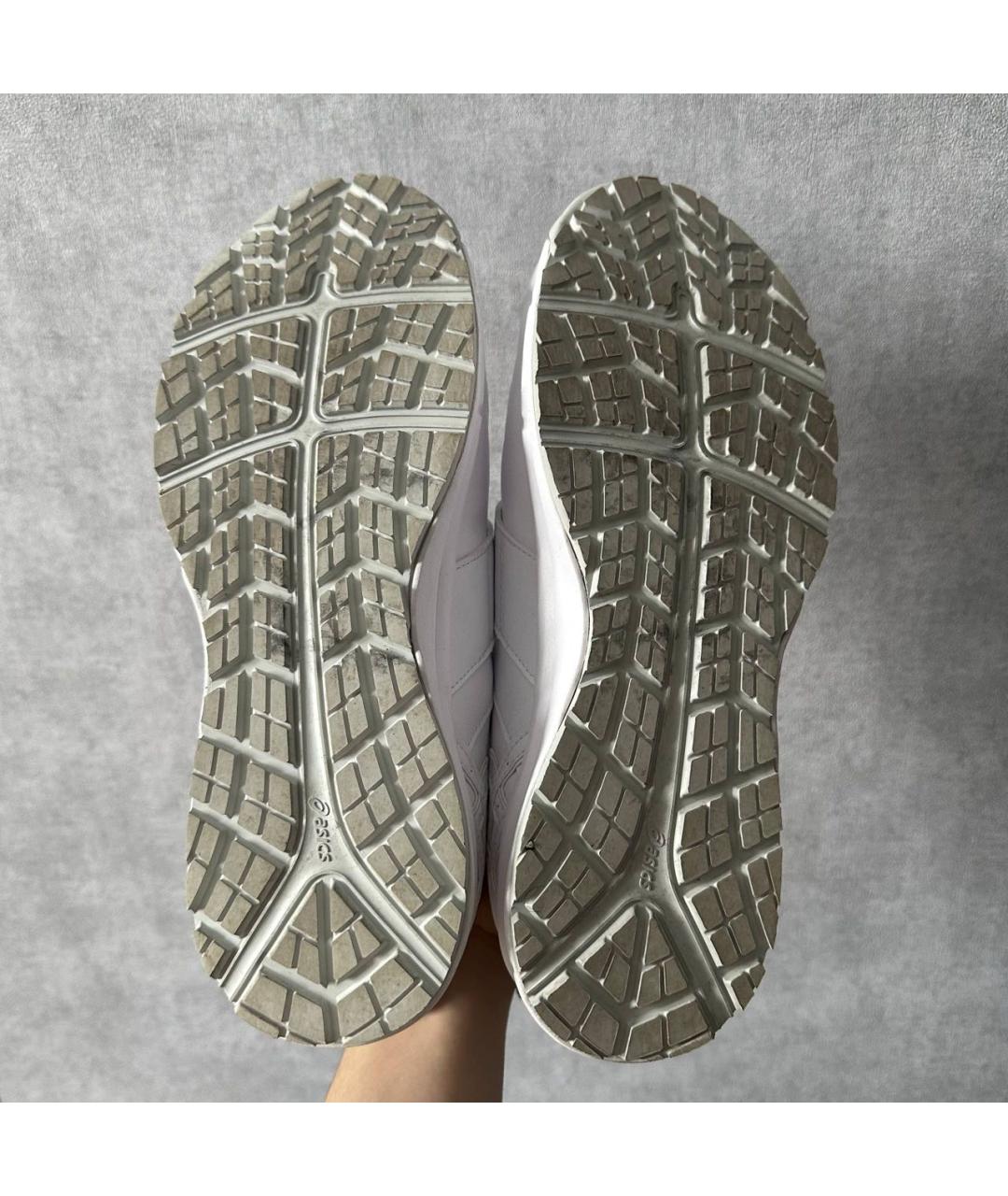 COMME DES GARÇONS SHIRT Белые кожаные низкие кроссовки / кеды, фото 5