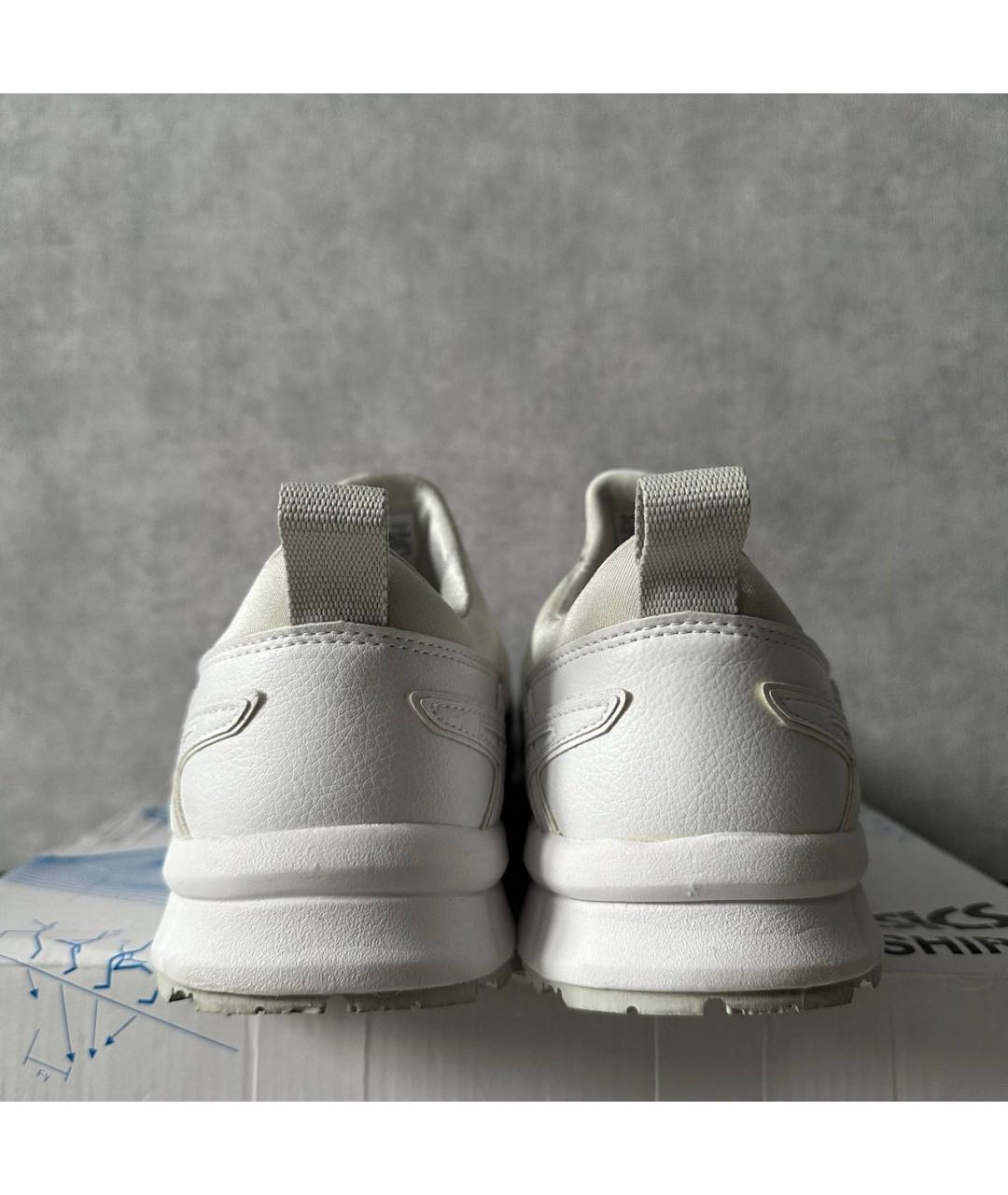 COMME DES GARÇONS SHIRT Белые кожаные низкие кроссовки / кеды, фото 4