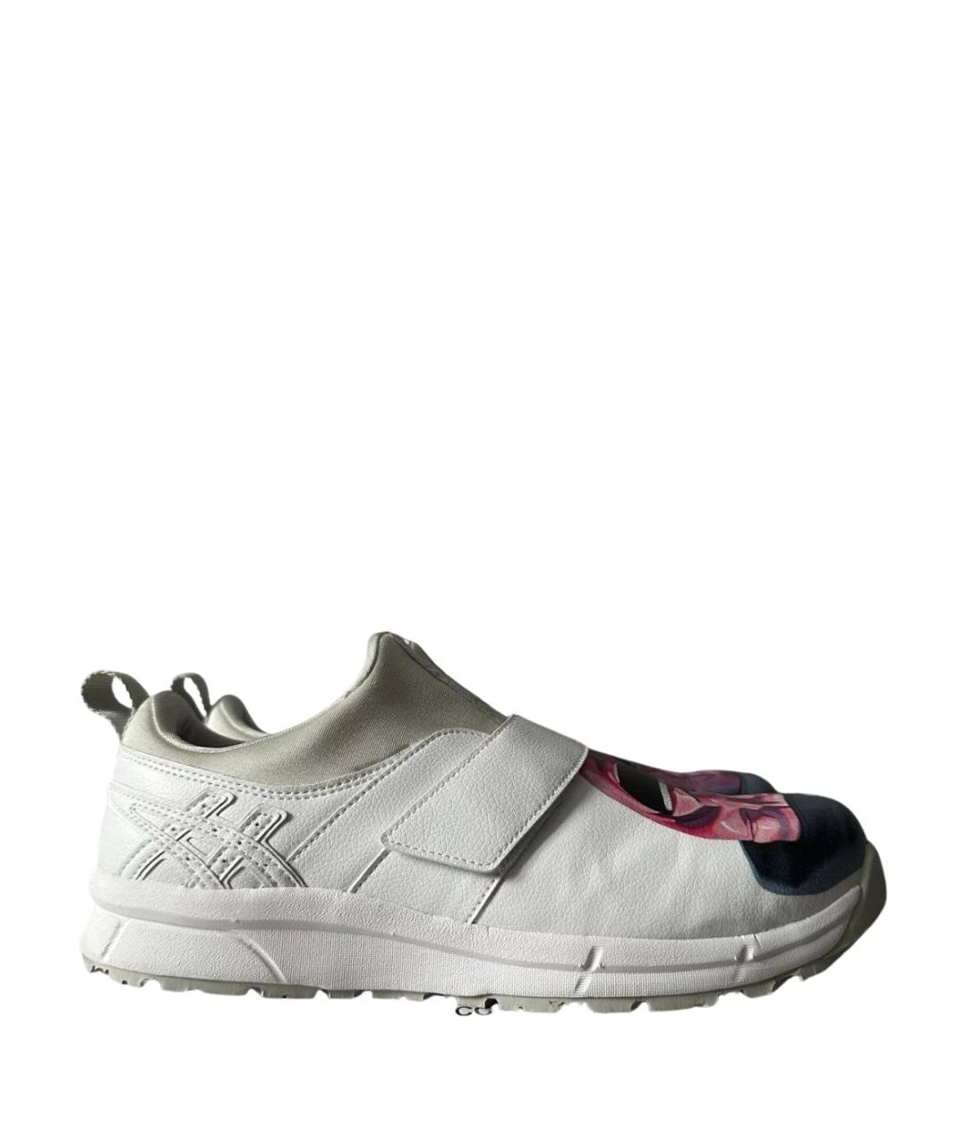 COMME DES GARÇONS SHIRT Белые кожаные низкие кроссовки / кеды, фото 1