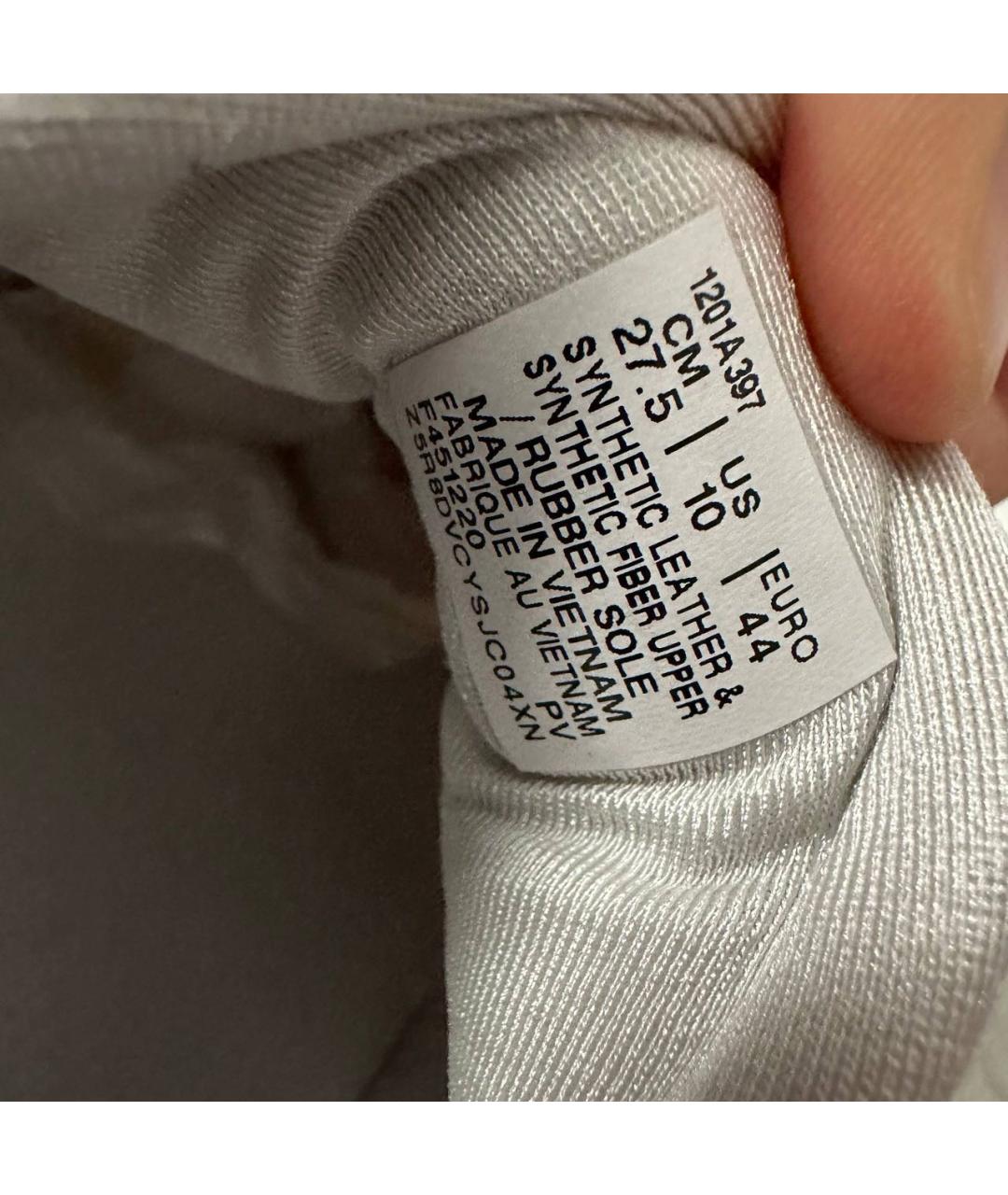 COMME DES GARÇONS SHIRT Белые кожаные низкие кроссовки / кеды, фото 6