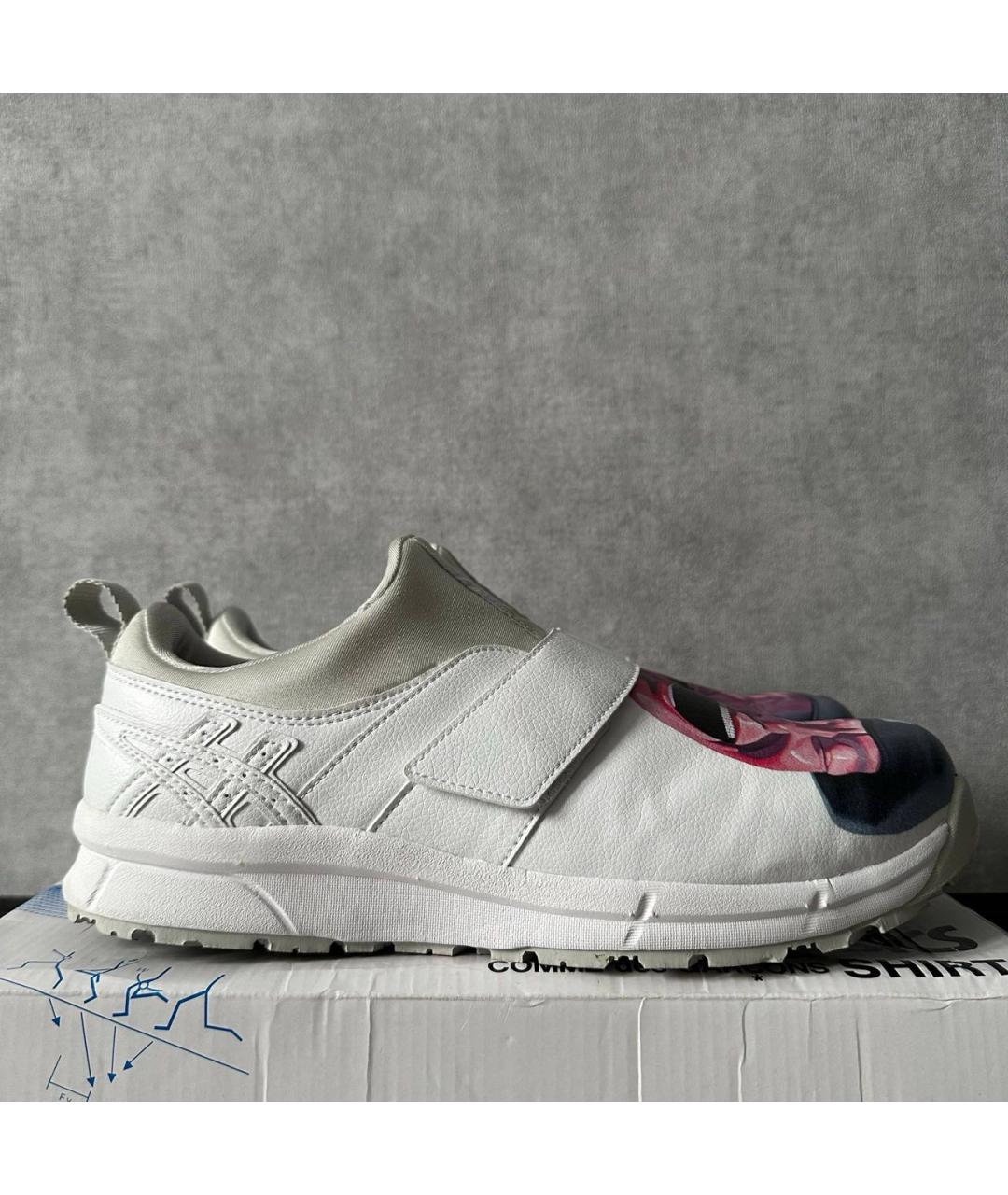 COMME DES GARÇONS SHIRT Белые кожаные низкие кроссовки / кеды, фото 9