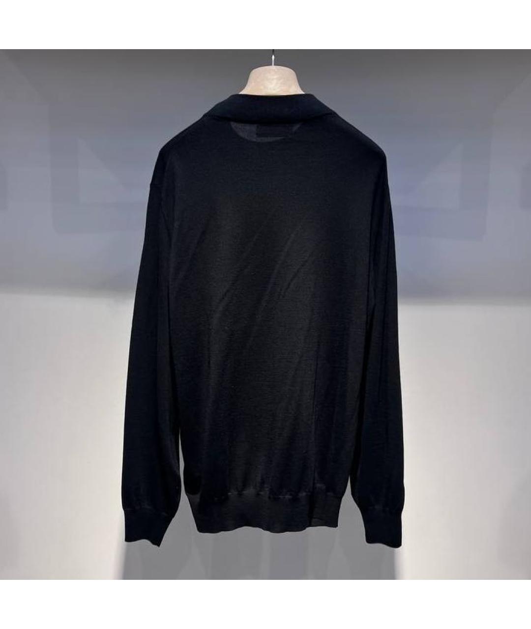 BRUNELLO CUCINELLI Черный шерстяной джемпер / свитер, фото 2