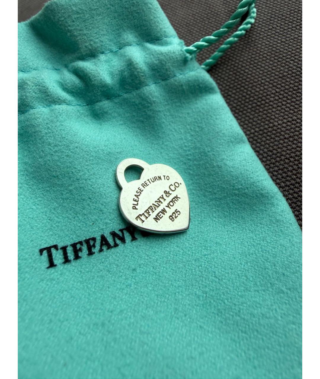 TIFFANY&CO Бирюзовый серебряный кулон, фото 3