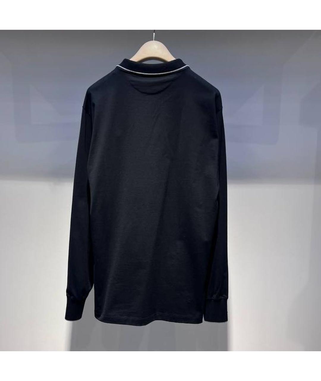 BRUNELLO CUCINELLI Черный хлопковый джемпер / свитер, фото 2